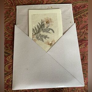 Elegant Handmade Organic & Recycled Stationery Set